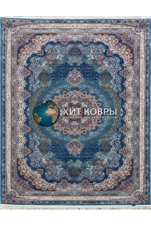 Иранский ковер Abrishim 36316 Голубой